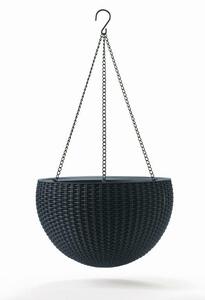 Keter Hanging Sphere függesztett virágtartó, grafit