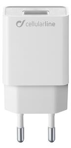 CELLULARLINE hálózati töltő USB aljzat (5V / 2000 mA, 5W, PD gyorstöltés támogatás) FEHÉR (ACHSMUSB5WW)