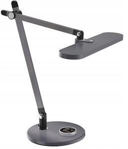 Lampka SVENSSON Light biurkowa 620 lumen 12W szary metalik, model Riga