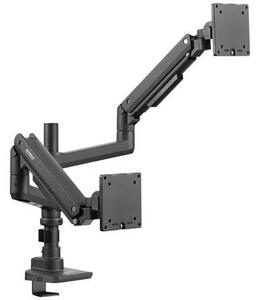 SpeaKa Professional SP-MM-980 2 részes Monitor tartó 43,2 cm (17) - 124,5 cm (49) Fekete Állítható magasságú, Dönthető + forgatható (SP-12355452)