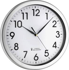 TFA Dostmann 60.3519.02 Rádiójel vezérlésű Falióra 30.8 cm x 4.3 cm Ezüst