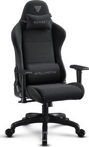 SENSE7 Spellcaster FUKU Gamer Szék, Fekete Szövet