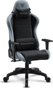SENSE7 Spellcaster Fuku PU Gamer szék fekete/szürke