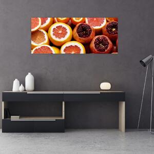Narancsok és gránátalmák képe (120x50 cm)
