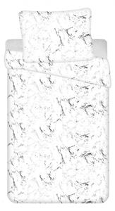 Fehér márvány mintás ágyneműhuzat 140×200cm, 70x90 cm microfibre