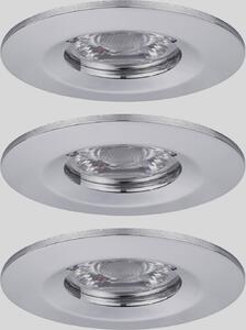 Paulmann EBL Nova mini Coin LED-es beépíthető lámpa 3 részes készlet LED 4 W Króm (94303)