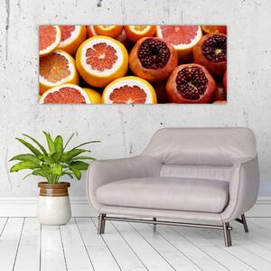 Narancsok és gránátalmák képe (120x50 cm)
