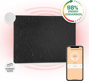 Klarstein Wonderwall Earth, infravörös hősugárzó, 80 x 60 cm, 550 W, falra szerelhető ,fekete