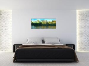 Kép - tó (120x50 cm)