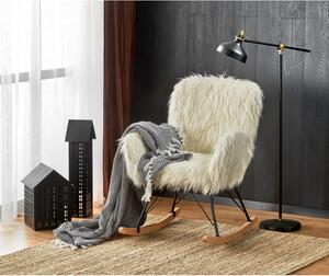 AUSTIN szabadidős fotel krém | fekete | natúr