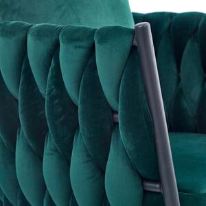 AVATAR 2 szabadidős fotel sötétzöld| fekete
