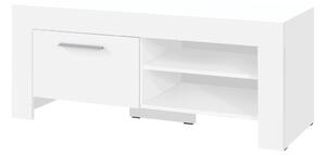 SIRO 1D TV asztal, 120x51x52, fehér