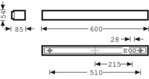 Trilux (6064140) Acuro LED1000ww ET01 LED-es mennyezeti lámpa LED 8 W Fehér
