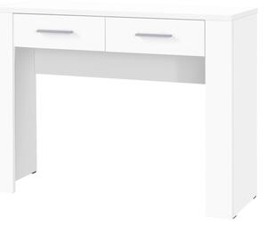 CESIRO 2SZ íróasztal, 100x76x43, fehér