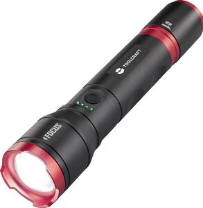 TOOLCRAFT Kézilámpa Li-ion akkuk, vagy elemes működés Állítható, Beállítható pontnagyság, Stroboszkóp üzemmóddal, USB csatlakozóval 1200 lm 6.5 óra 340 g (TO-9927678)