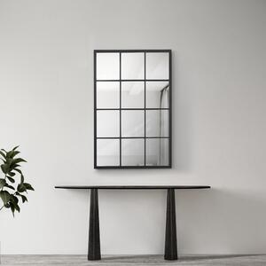 Fali tükör Cupello 90x60 cm fekete, matt