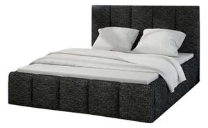 HEDVIKA kárpitozott ágy + BONA keretes matrac, 180x200 cm, berlin 02