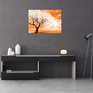 Narancssárga fa képe (70x50 cm)