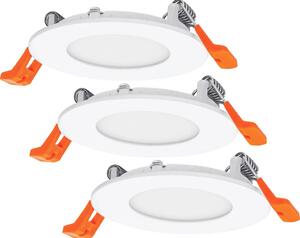 Osram Downlight Slim Set 3 x 85mm 3000K LED-es kültéri fali lámpa 4.50 W Fehér (4099854445866)