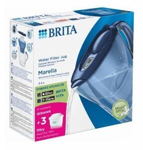 Szűrő kancsó Brita Marella 2,4 l kék + 3 db szűrőbetét