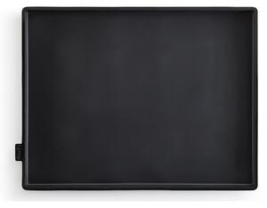 LÉKUÉ Non-spill szilikon sütőlap emelt peremmel 305x400mm fekete LK888045