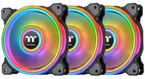Thermaltake Riing Quad 14 RGB Radiator Fan TT Premium Edition 3 Fan Pack processzor hűtő RGB