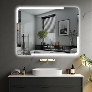 IREDA Fürdőszobai LED tükör világítással 80 x 50 cm