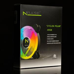 NBase Cyclon Polar 120mm ARGB 11-Wing hűtő ventilátor (2477)