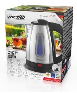 Mesko MS 1353 Elektromos vízforraló 1,8 L rozsdamentes acél