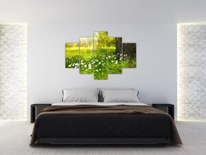 Tisztás és a virágok képe (150x105 cm)
