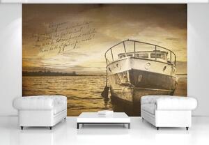 Fotótapéta - Vintage hajó (152,5x104 cm)