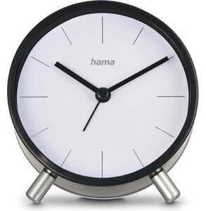 Hama 222226 Flores Asztali ébresztő óra Ø 12cm - Fekete