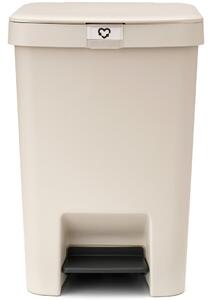 BRABANTIA StepUp pedálos hulladékgyűjtő 25L világos bézs 251863 BR251863