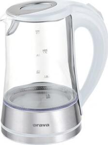 ORAVA VK-4017 W Üveg vízforraló LED háttérvilágítással Fehér