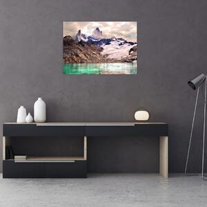 Hegyi tó képe (70x50 cm)