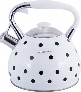 Kamille Teáskanna fehér 3000ml