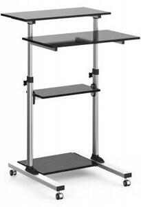 Techly ICA-TB TPM-3 álló íróasztal Fekete, Ezüst