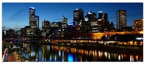 Éjszaka Melbourne-ben (120x50 cm)