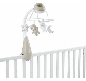 Chicco First Dreams Rainbow 3 az 1-ben Kiságyforgó Projektor és Éjjeli Fény - Bézs