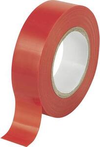 PVC szigetelő szalag, piros, 19 mm x 10 m, Tru Components