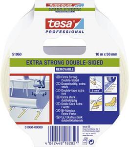 Tesa EXTRA STRONG (51960-00000-11) Fektető szalag ® Professional Átlátszó (H x Sz) 10 m x 50 mm 1 db