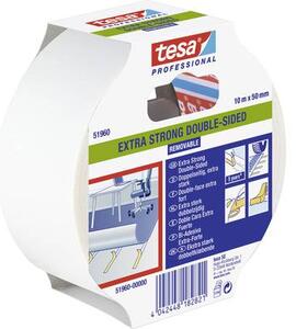 Tesa EXTRA STRONG (51960-00000-11) Fektető szalag ® Professional Átlátszó (H x Sz) 10 m x 50 mm 1 db