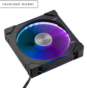 Phanteks PH-F140D30 140MM TRIPLE Reverse Black ház hűtő ventilátor fekete 3db (PH-F140D30R_DRGB_PWM_BK01_3P)
