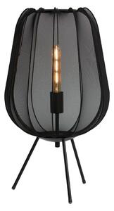 Fekete asztali lámpa (magasság 60 cm) Plumeria – Light & Living