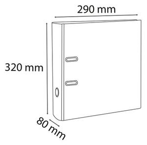 Exacompta Iratrendező Autentik Prem`Touch A/4 80 mm gerinccel vegyes színek (53239E)