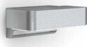 Steinel LED AUSSENLEUCHTE L 800 SC SI 087555 LED-es kültéri fali lámpa mozgásérzékelővel Nélkül 7.5 W LED Ezüst