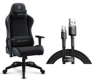 SENSE7 Spellcaster FUKU XL Gamer szék fekete