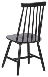 Étkező szék 2 részes készlet Fekete BURBANK