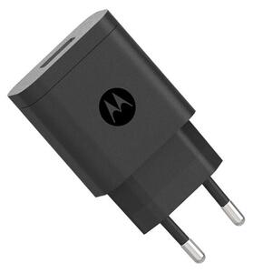 MOTOROLA hálózati töltő USB aljzat (5V / 2000mA, 10W, gyorstöltés támogatás) FEKETE (SA18C30152)
