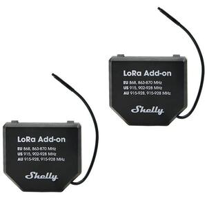 Shelly LoRa Add-on 2x Vezeték nélküli kapcsoló